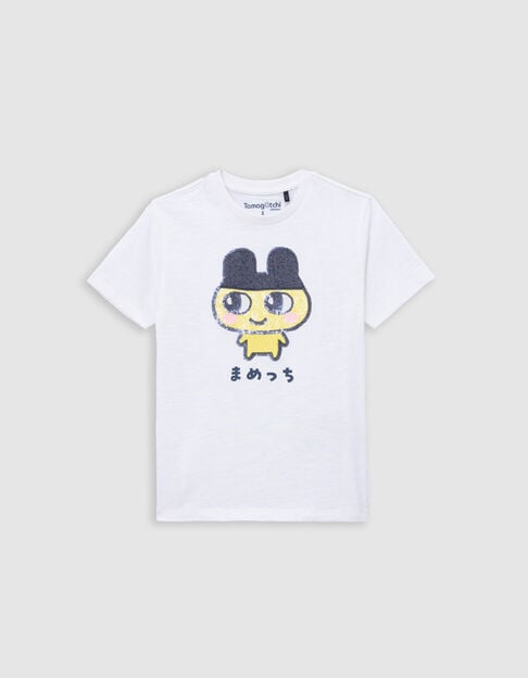 White organic T-shirt TAMAGOTCHI x IKKS for boy - IKKS